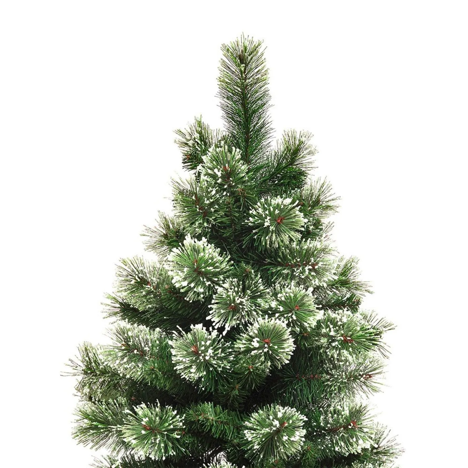 Albero Di Natale Innevato Con Pigne 150cm
