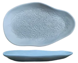Alhambra- Oval plate azul 24x15x2.8cm