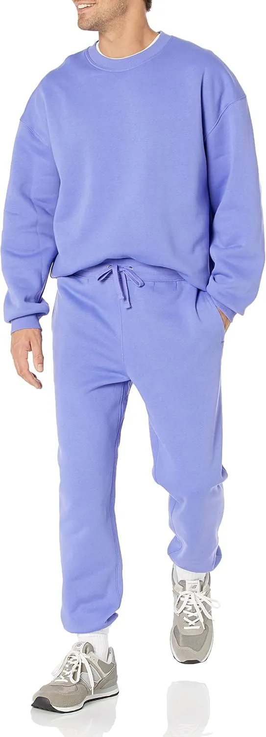 Amazon Essentials Relaxed-Fit Sweatpants for Men - Closed-Bottom, Big & Tall Options