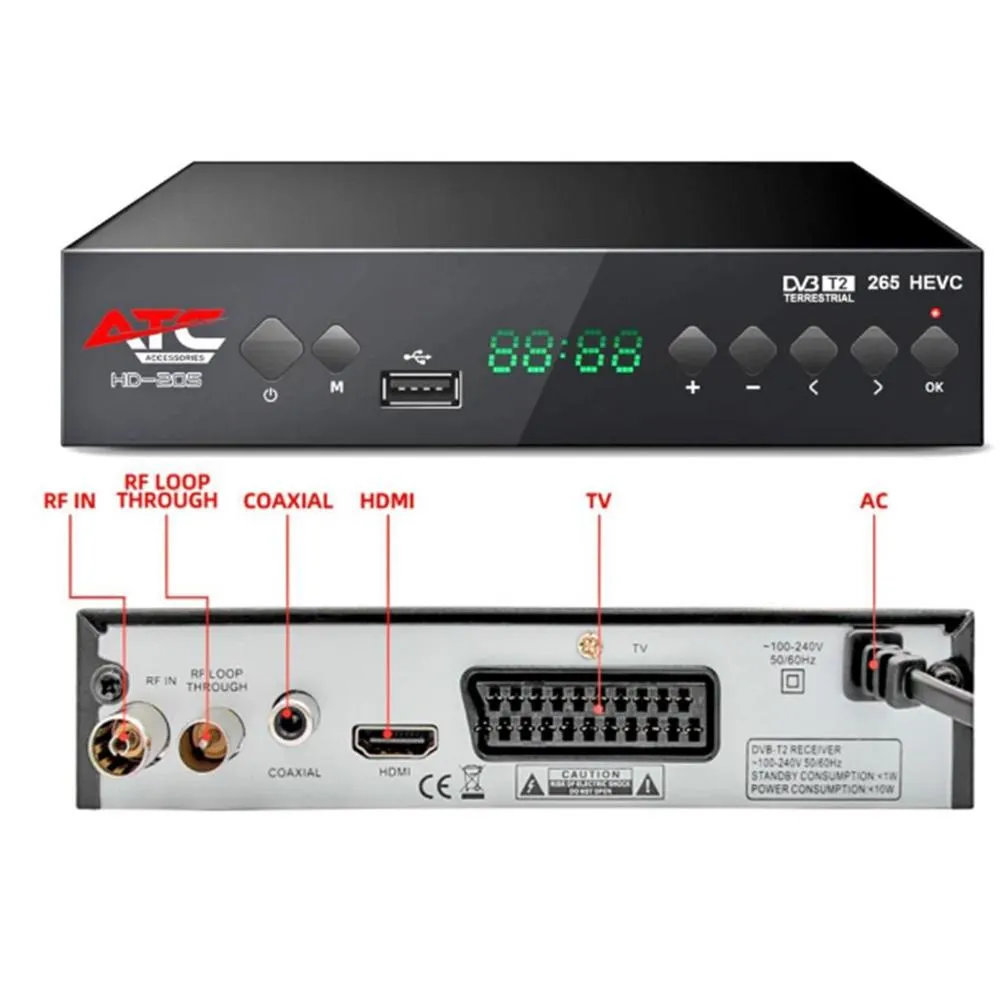 ATC Sintonizador TDT HD (205)