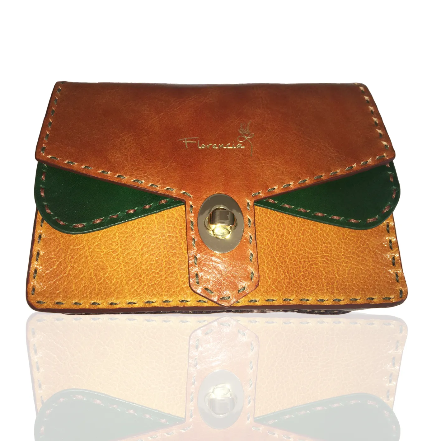 Borsa Clister Florencia in vera pelle made in Italy