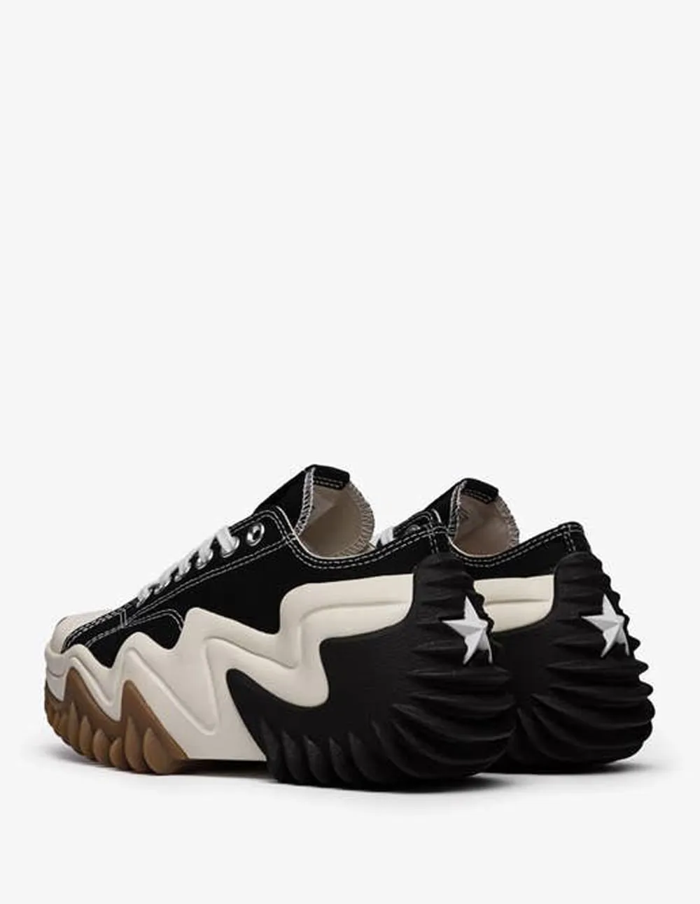 Converse Run Star Motion OX Platform Negras y Blancas Unisex