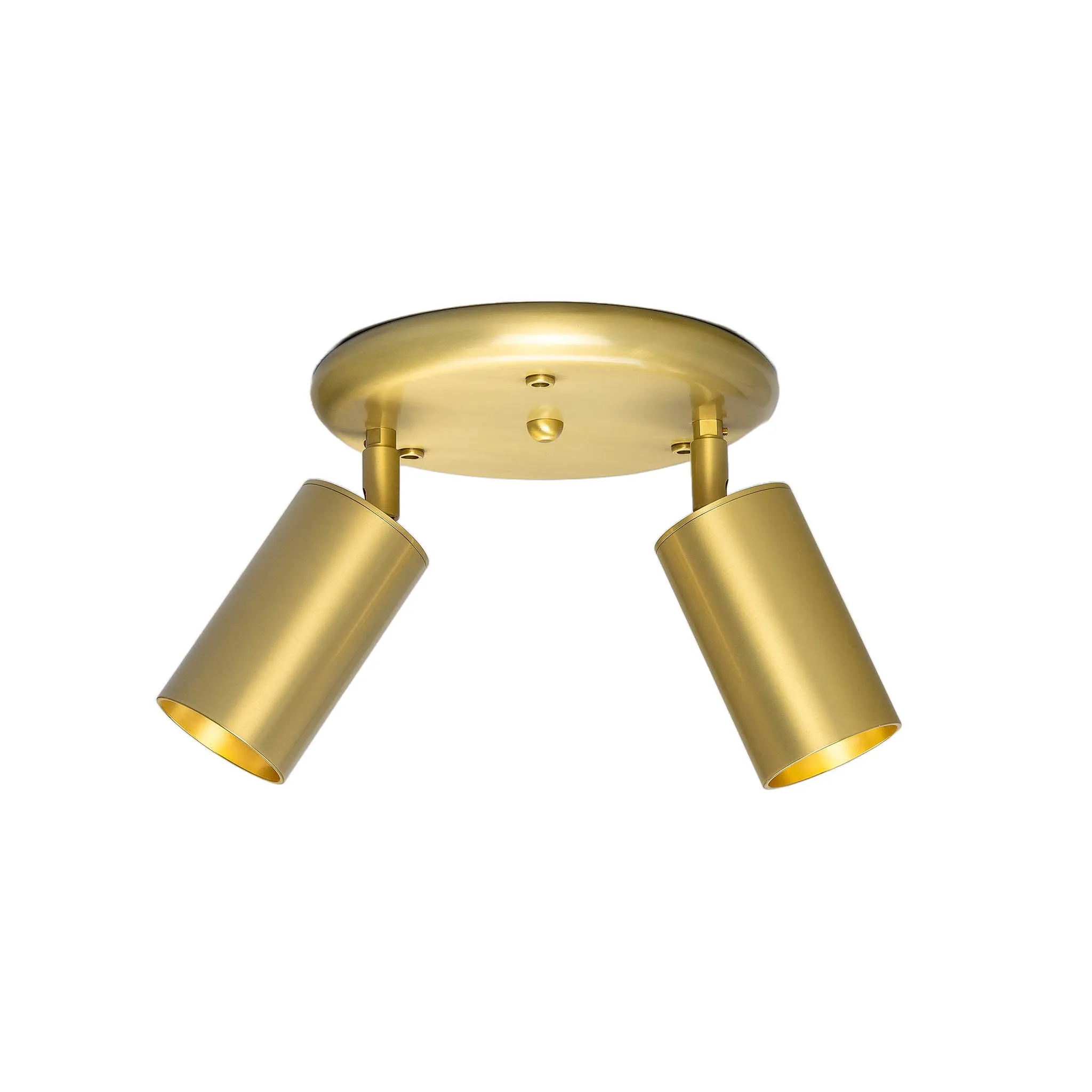 Evanston brass 2-spotlight | antique brass