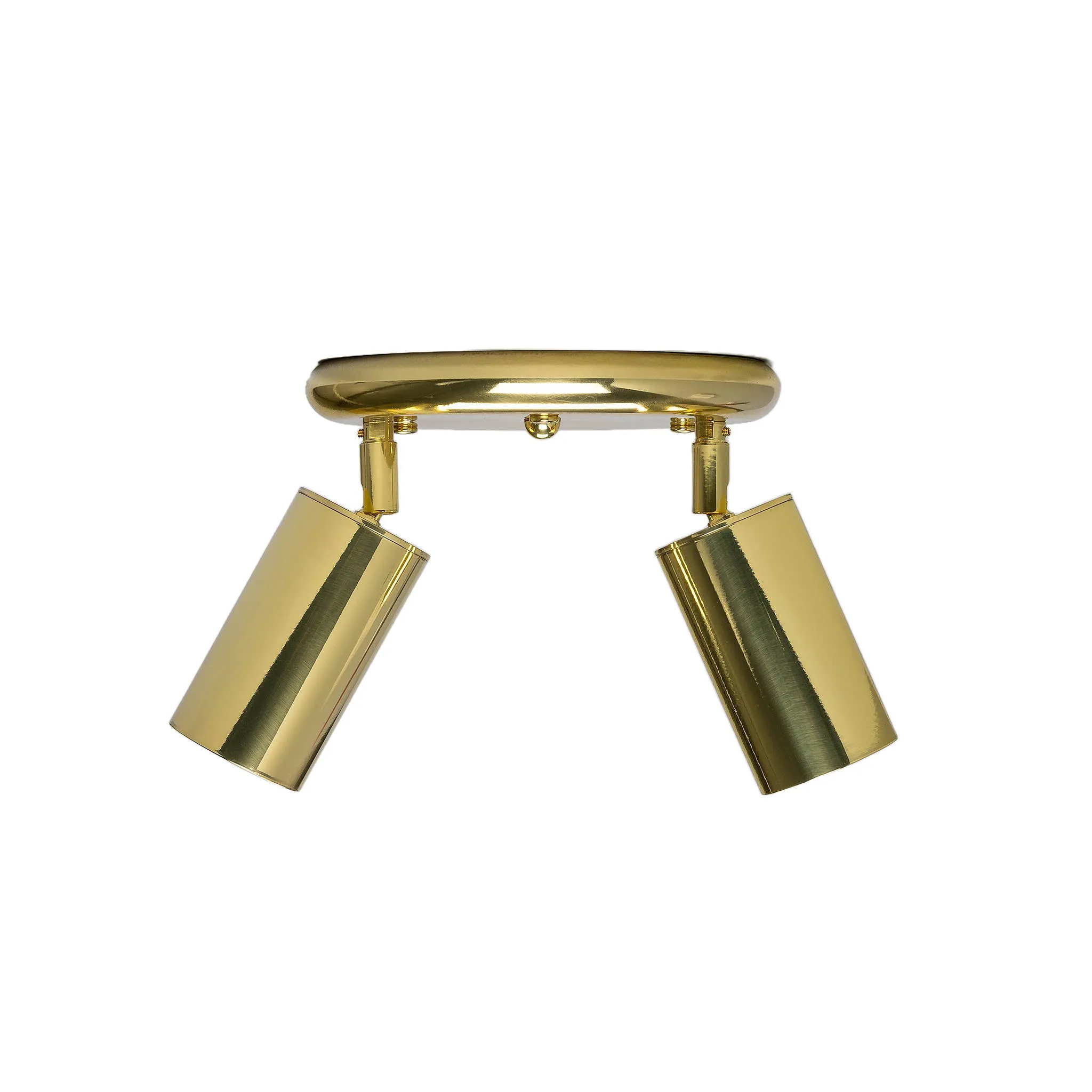 Evanston brass 2-spotlight | antique brass