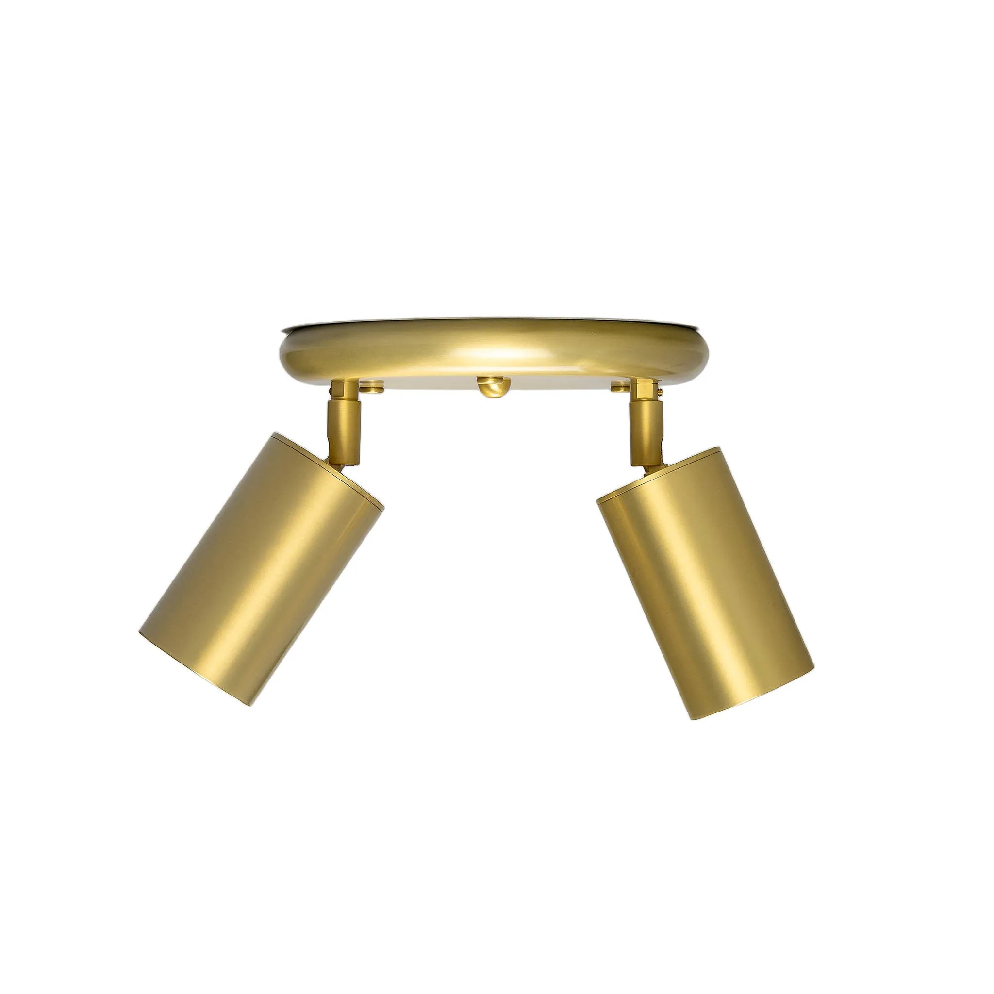 Evanston brass 2-spotlight | antique brass