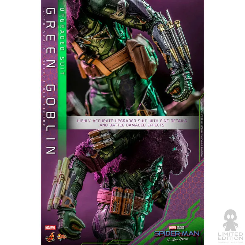 Hot Toys Figura Articulada Green Goblin Upgraded Suit Escala 1:6 Spider-Man: No Way Home