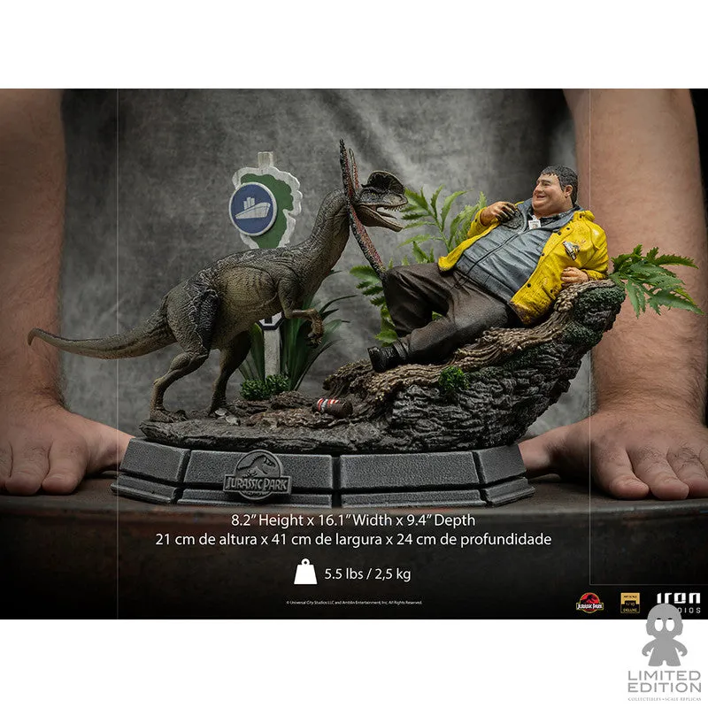 Iron Studios Estatua Dennis Nerdry Deluxe Escala 1:10 Jurassic Park