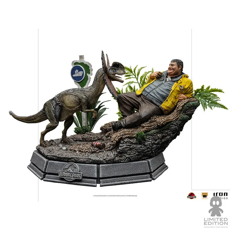 Iron Studios Estatua Dennis Nerdry Deluxe Escala 1:10 Jurassic Park