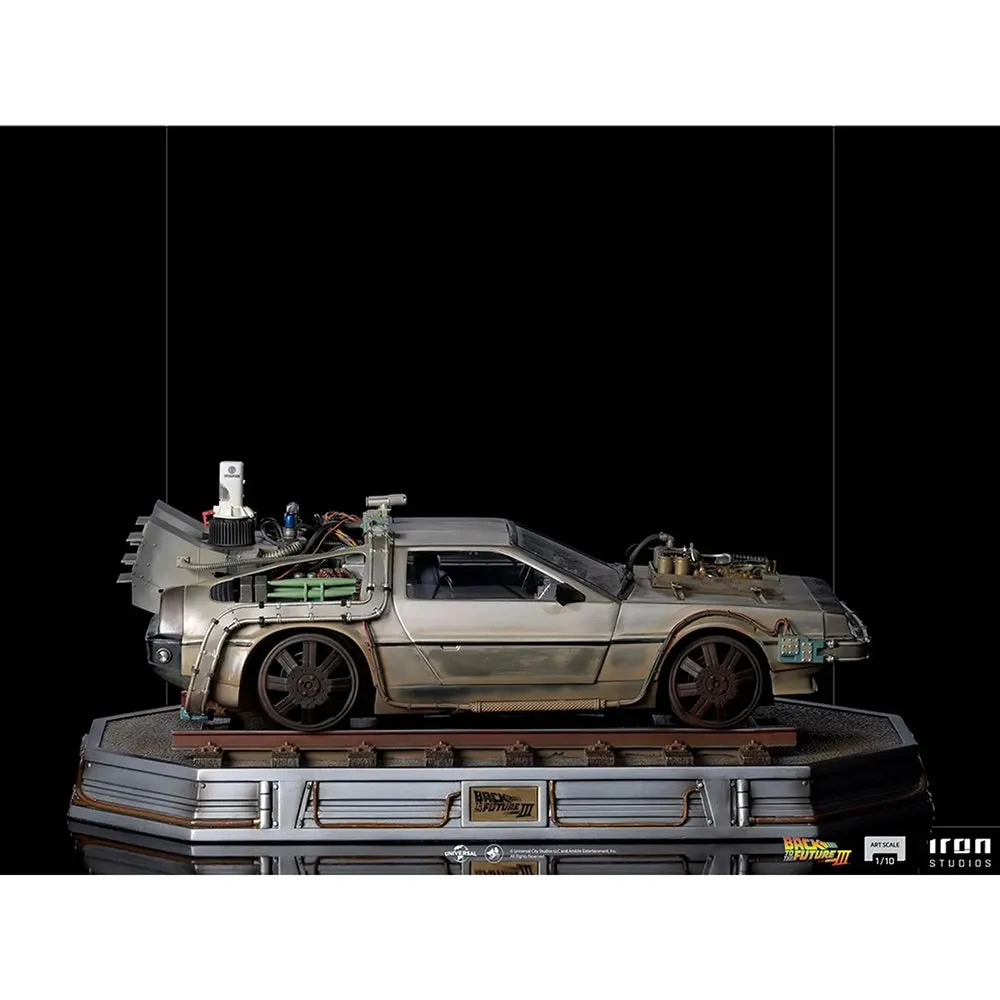 Iron Studios Estatuilla Delorean Escala 1:10 Volver Al Futuro