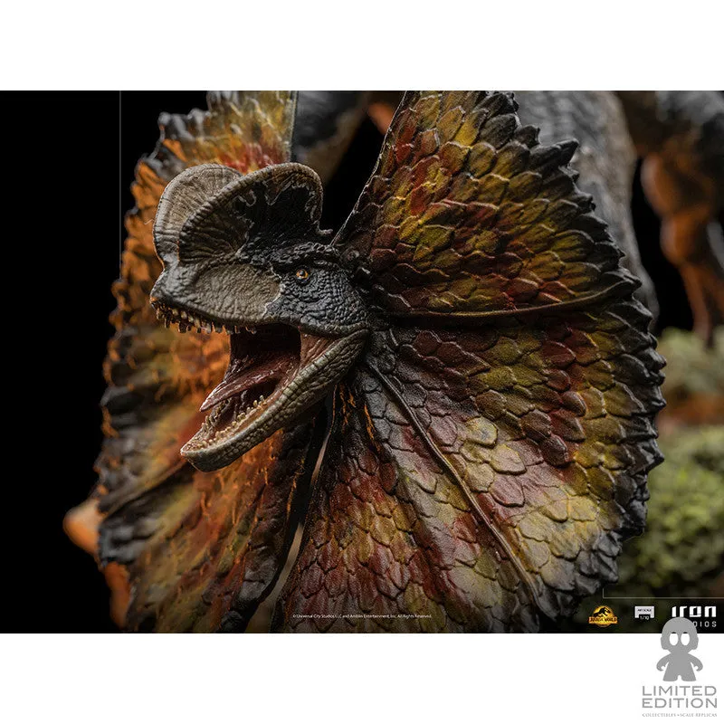Iron Studios Estatuilla Dilophosaurus Escala 1:10 Jurassic World Dominion