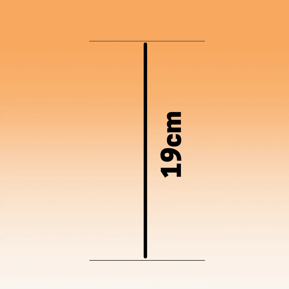 Isqueiro Tubo Clipper Gradiente, 19 cm