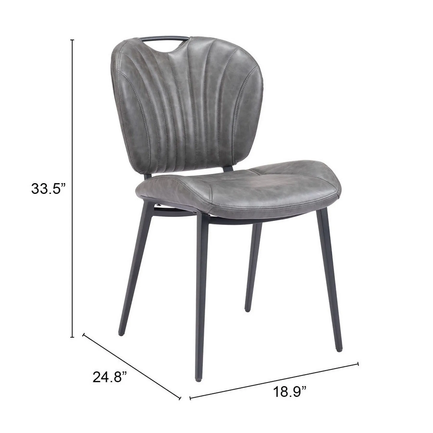 Silla de Comedor Terrence - Gris