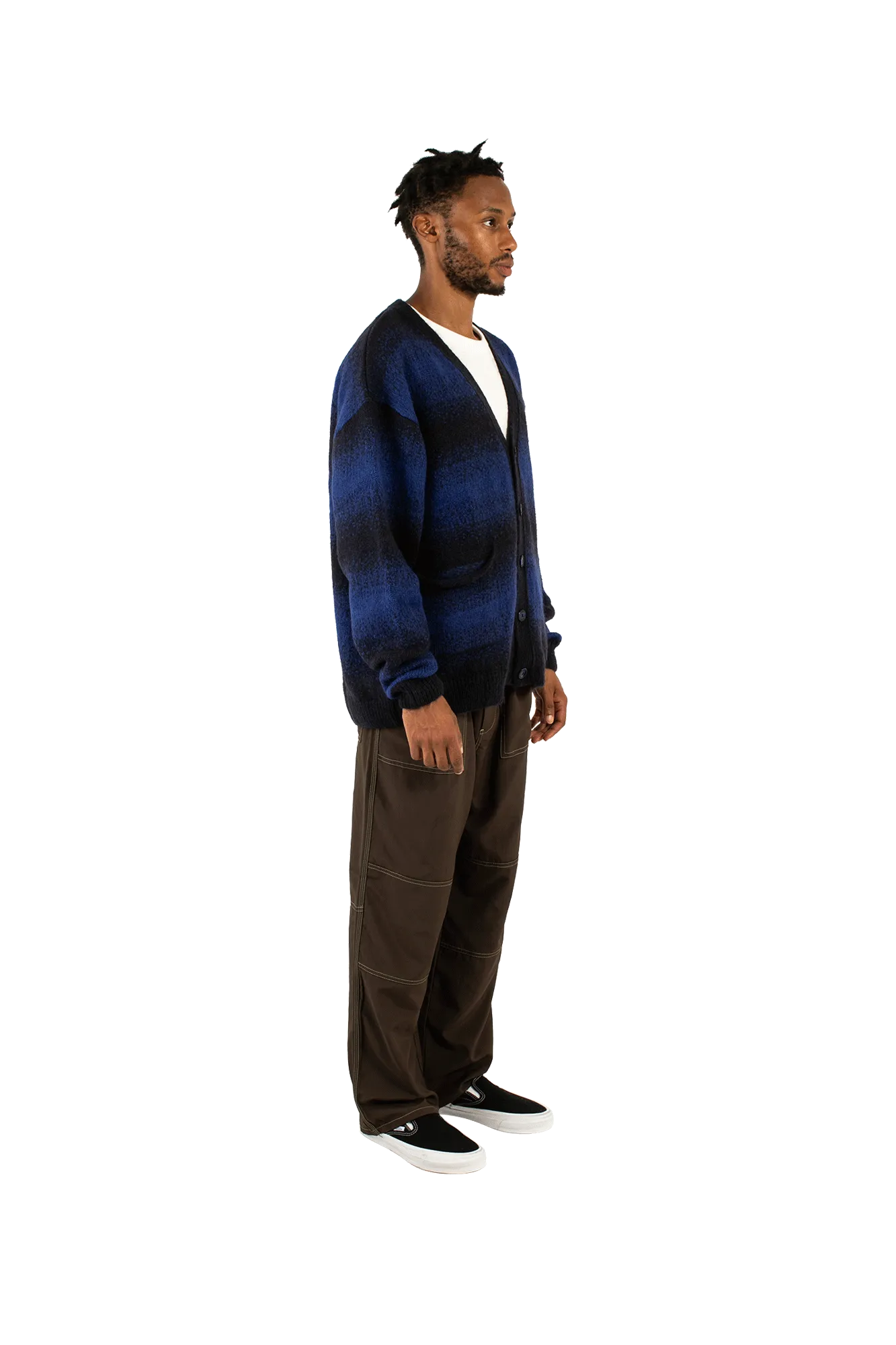 Striped Knitted Cardigan