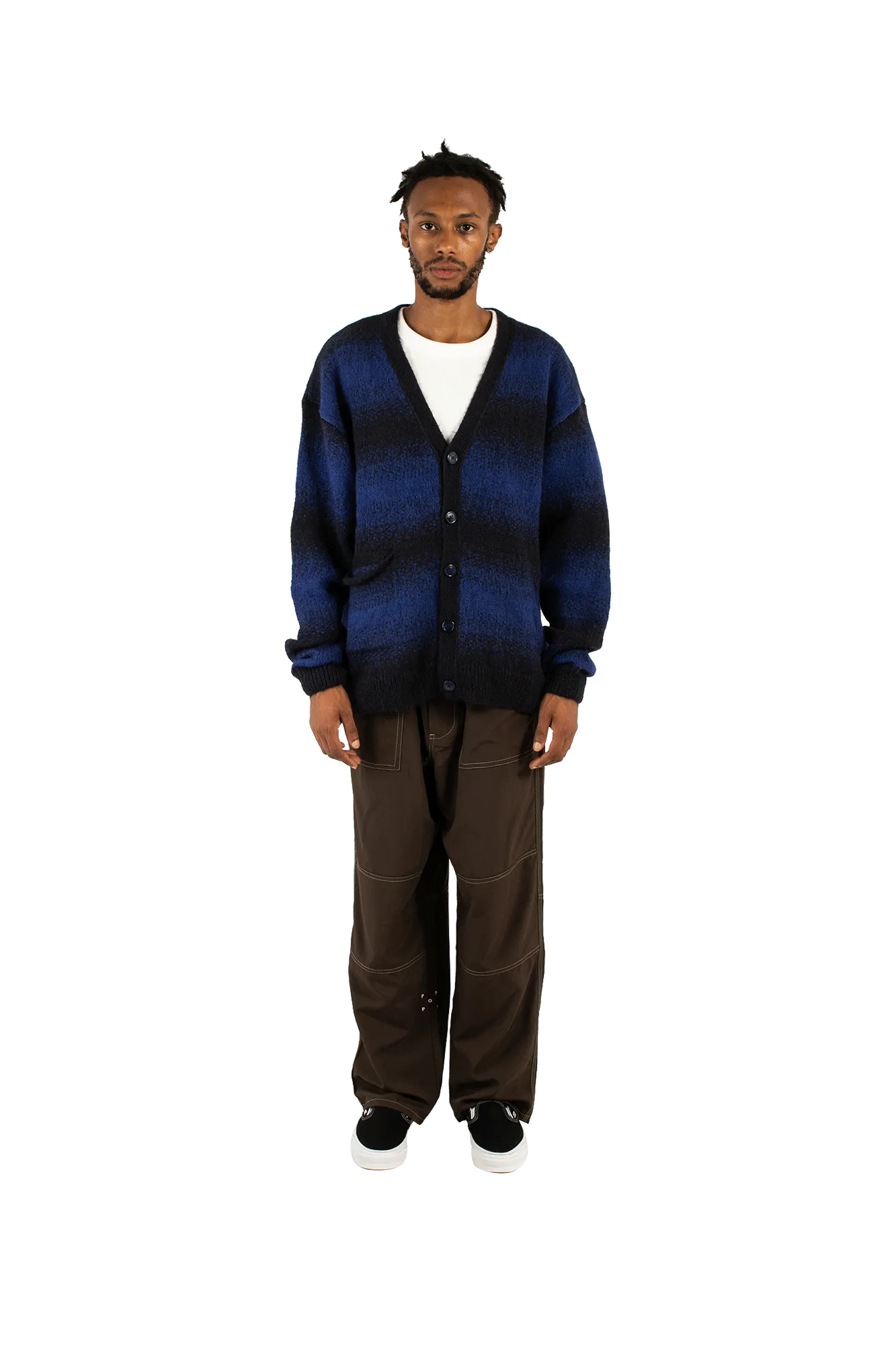 Striped Knitted Cardigan
