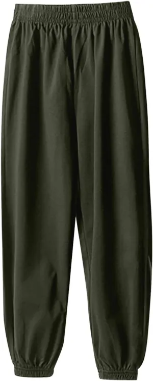 Sweatpants for Girls High Waist Baggy Jogger Casual Athletic Workout Y2k Preppy Pants Youth Mosquito Pants Trousers