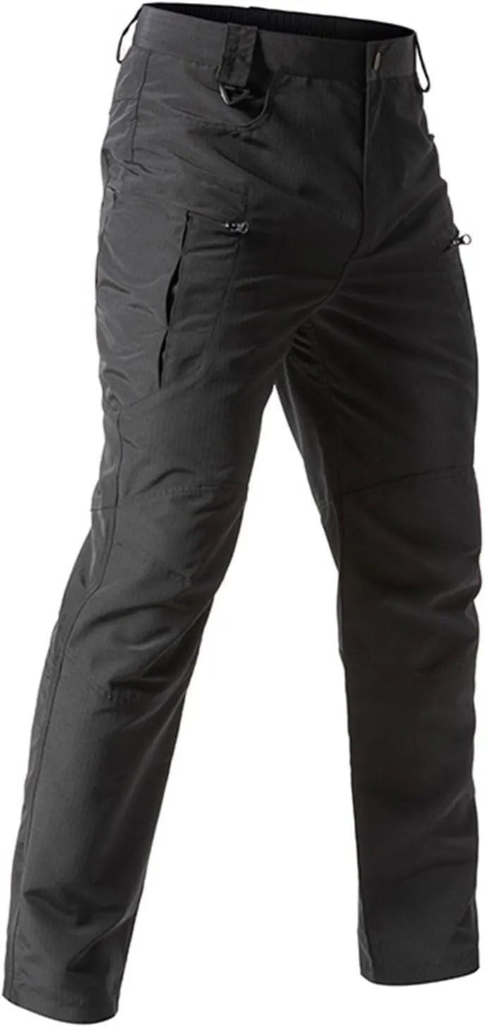Tactical Cargo Pants for Men Ripstop Relaxed Fit Chino Work Pants Flexcamo - Waterproof Hiking Pants Multi Pockets
