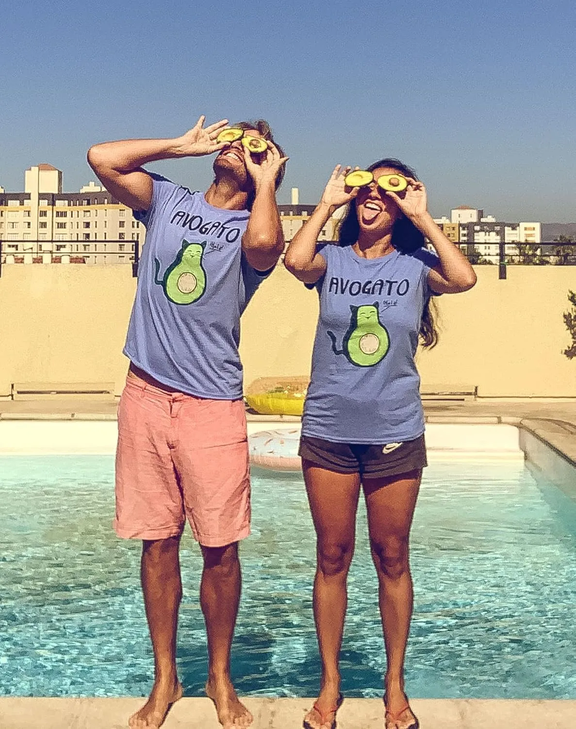 Womens Avogato Funny T Shirt Avocado Cat Cute Face Graphic Novelty Tee for Girls
