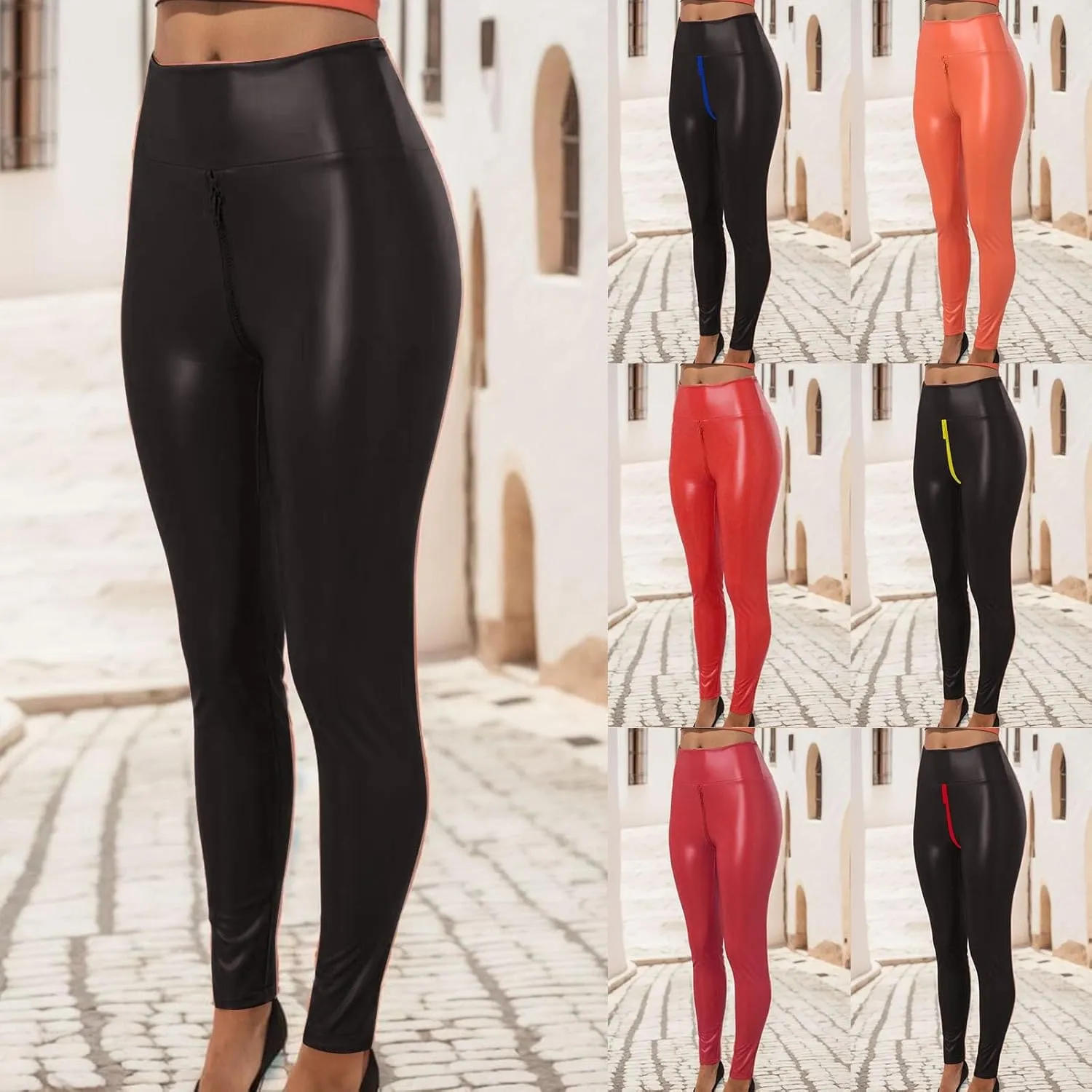 Women's High Waist Flared Casual Leggings for Women Waist Yoga Pants Yoga Pants for Workout Fitness Running